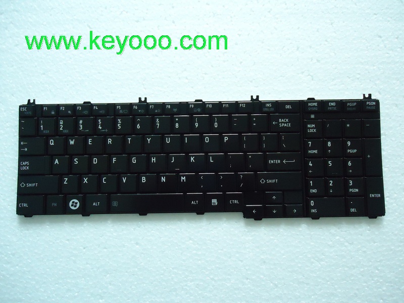 Toshiba Satellite  A500 P500 L500 glossy us keyboard