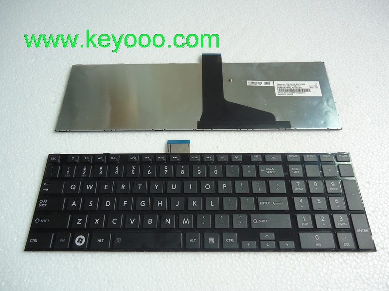 Toshiba L850 L850D L855 Frame Black us keyboard