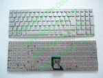 SONY VPC-CB series silver sw layout keyboard