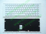 SONY VPC-EA with white frame us layout keyboard