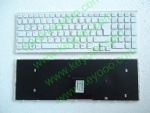 SONY VPC-EB with white frame gr layout keyboard