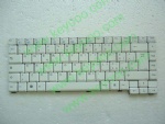 Clevo M54 M540 M550 M66 M660 M74 white it layout keyboard