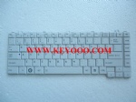 Toshiba L600 L640 C640 L645 C600 glossy white us keyboard