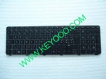 HP DV7-6000 whit black frame sw layout keyboard